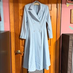 Lightweight powder, blue coat